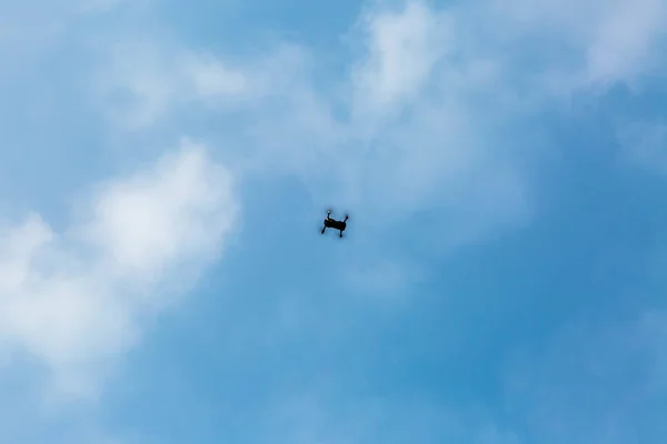 ドローンによる空中撮影は — ストック写真