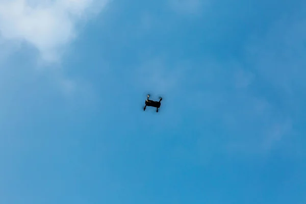 Drohne Macht Luftaufnahmen — Stockfoto