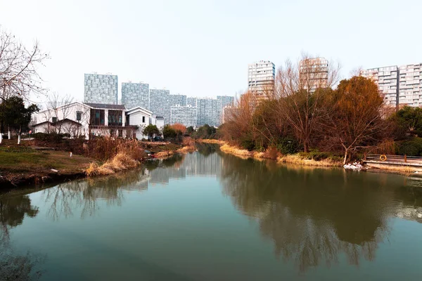 Γραφική Θέα Στην Πόλη — Φωτογραφία Αρχείου