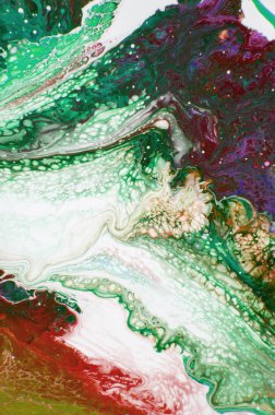 Akrilik, boya, soyut. Tabloya yakın çekim. Renkli soyut resim arkaplanı. Yüksek desenli yağlı boya. Yüksek kalite detaylar. Mermer. Mermer dokusu. Boya sıçraması. Renkli sıvı