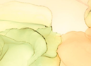 Alkol mürekkebi boyama tekniğinde soyut akışkan sanat.