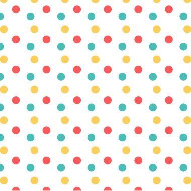 Vektör, noktasız polka deseni, arkaplan. 