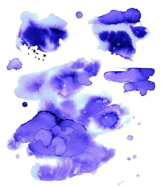 バイオレットの水彩テクスチャ — ストック写真