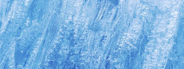 Hielo azul abstracto fondo natural —  Fotos de Stock