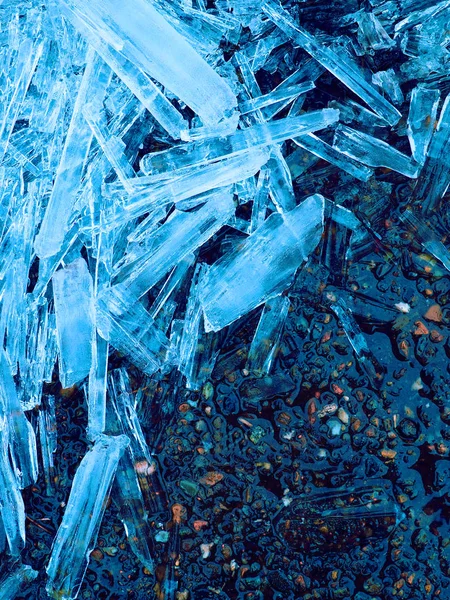 Το Blue ice αφηρημένη φυσικό περιβάλλον — Φωτογραφία Αρχείου