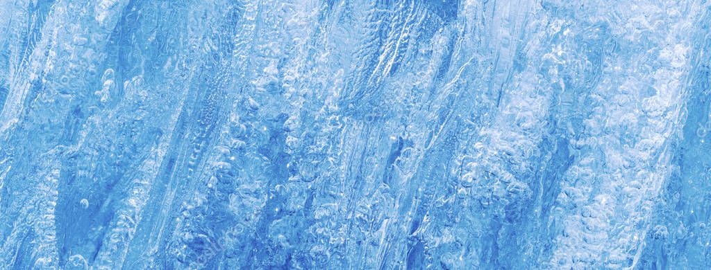 Blue ice abstract natural background Royalty Free Stock Images