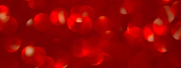 Holiday bokeh red lights background