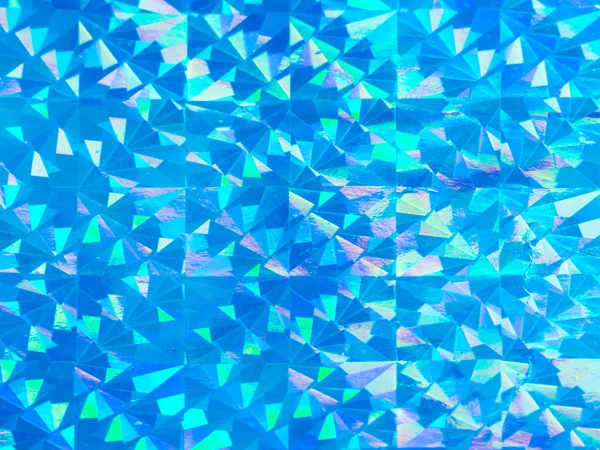 Holográfico colorido hielo frío azul luces festivo fondo —  Fotos de Stock