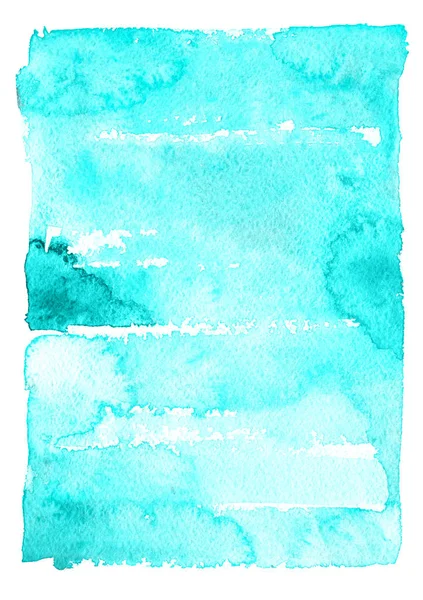Astratto cielo blu dipinto acquerello texture — Foto Stock