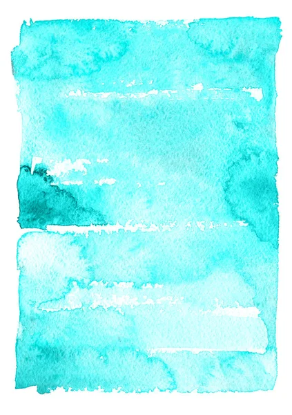 Abstract sky blue painted watercolor texture — Stock Photo, Image