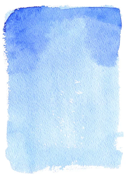 Abstract sky blue painted watercolor texture — Stock Photo, Image