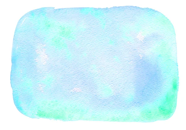Abstract sky blue painted watercolor texture — Stock Photo, Image