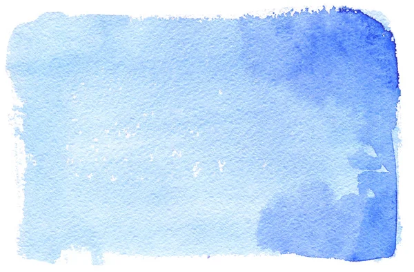 Soyut gökyüzü mavi boyalı suluboya doku — Stok fotoğraf