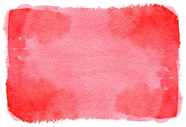 Soyut kırmızı boyalı suluboya dokusu — Stok fotoğraf