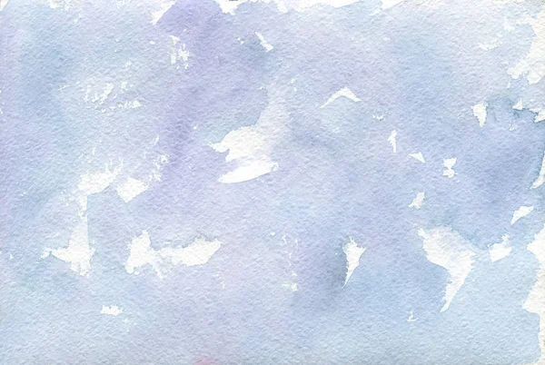 Streszczenie niebieski malowane tekstury akwareli — Zdjęcie stockowe