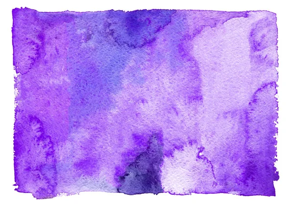 Textura de acuarela pintada violeta abstracta — Foto de Stock