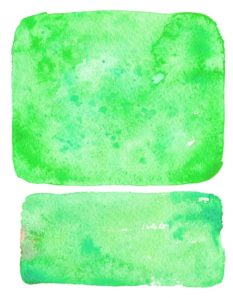 Textura de acuarela pintada verde menta abstracta — Foto de Stock