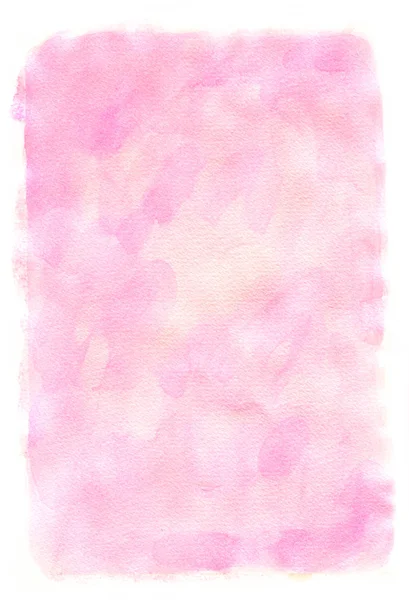 Abstracto pintado a mano rosa acuarela fondo . — Foto de Stock