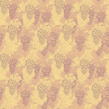 Üzüm demeti dalsız grafik desenli, etiketsiz, tekstil baskılı arka plan meyve suyu, meyve suyu etiketi bırakır.