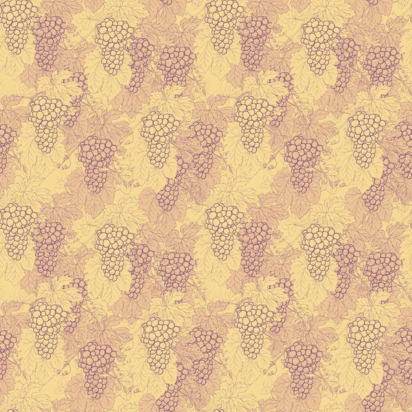 Grapes bunch leaves branch graphic pattern seamless label logo print textile background fruit juice wine vintag