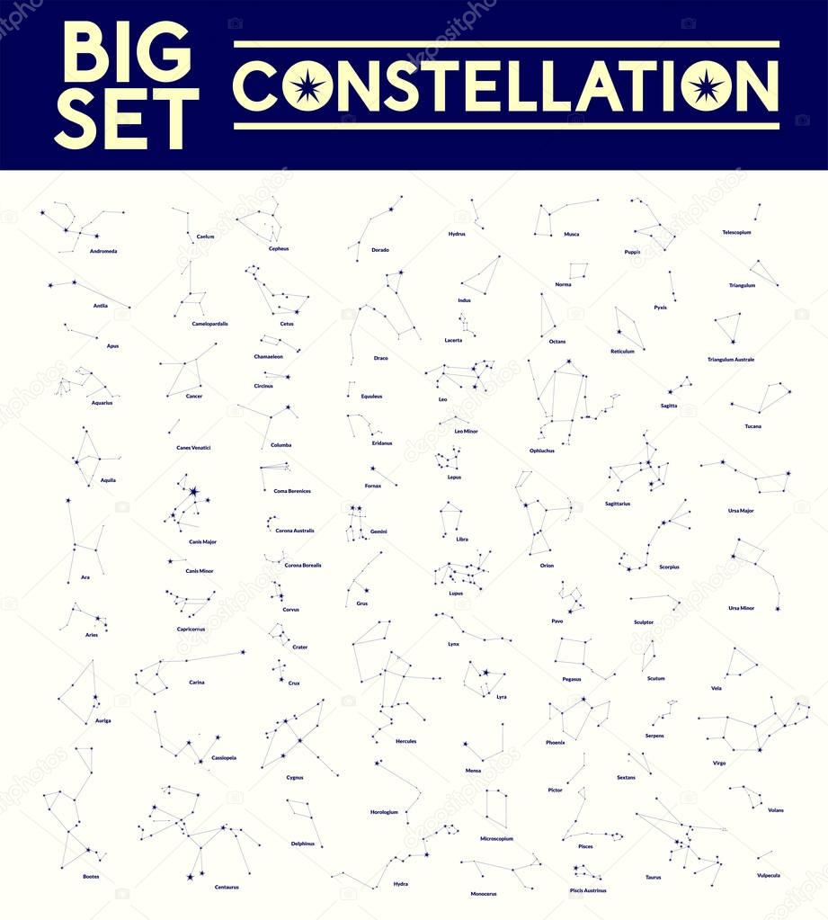 Big set of constellations