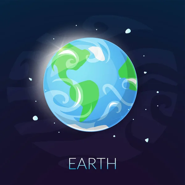 Bandeira do planeta Terra —  Vetores de Stock