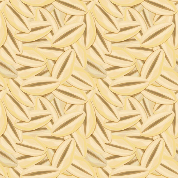 Seamless pattern with grains of wheat — Stock Vector