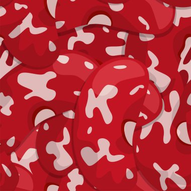 Dikişsiz desen fasulye 