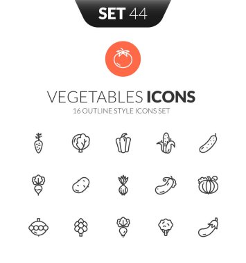 İnce modern tarzda özet siyah simgeler