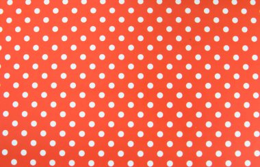 görüntü kırmızı ile beyaz puantiyeli kumaş