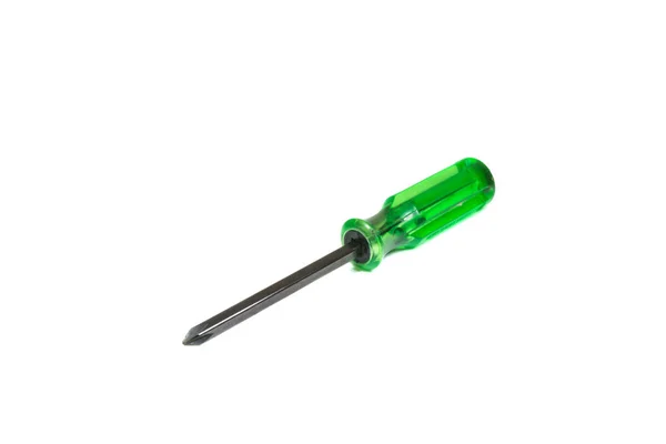 Screwdriver Green Color — Stock Photo, Image