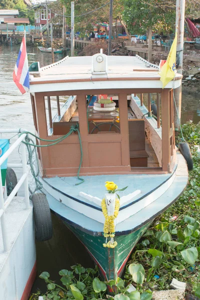 Pequeño Barco Pasajeros Muelle — Foto de Stock