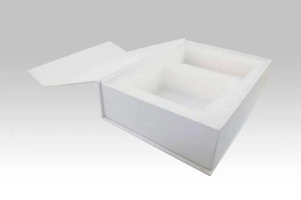 Realistic White Package Box. For Software, electronic device and other products.