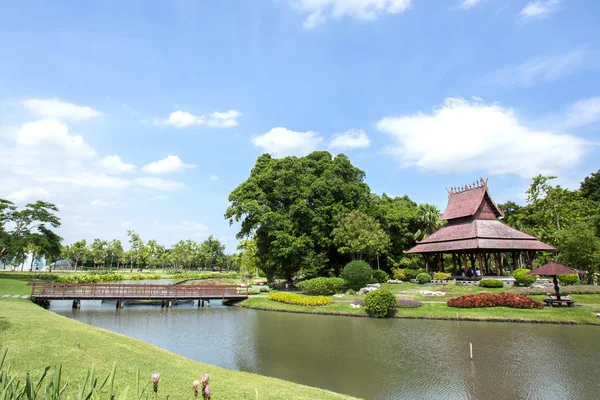 Río Parque Jardín — Foto de Stock