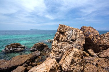 koh Larne Tayland yaz aylarında deniz manzarası