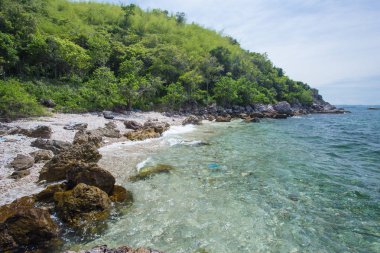 koh Larne Tayland yaz aylarında deniz manzarası