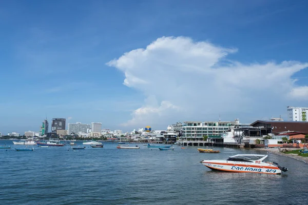 Bali Hai Pattaya Septiembre Puerto Barco Día Del Cielo Azul — Foto de Stock