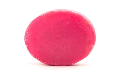 sabun beyaz arkaplanda izole edildi