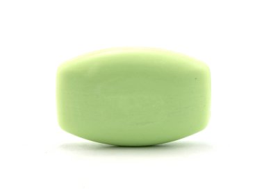 sabun beyaz arkaplanda izole edildi