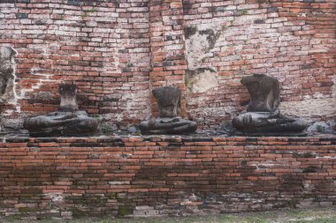 Eski kalıntıları Buda Ayutthaya, Tayland