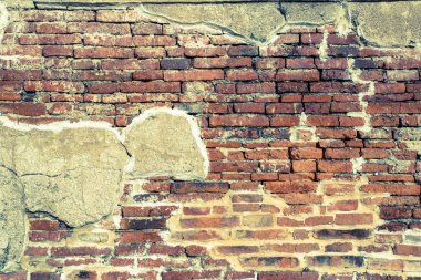 Tuğla duvar dokusunun arkaplanı