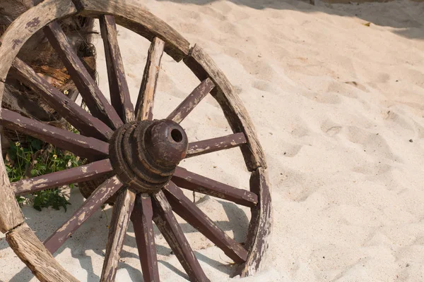 Old Wooden Wheel Spokes — Stock Photo, Image