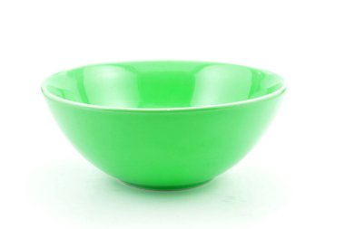 siyan kase, beyaz izole