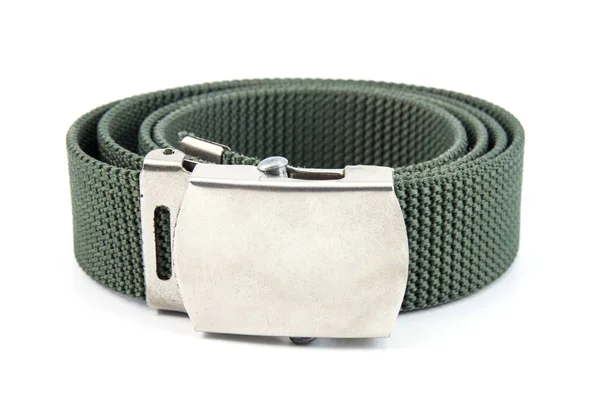 beyaz arka plan üzerinde izole pamuk kemer