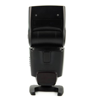 fotoğraf makinesi flash izole üzerinde beyaz