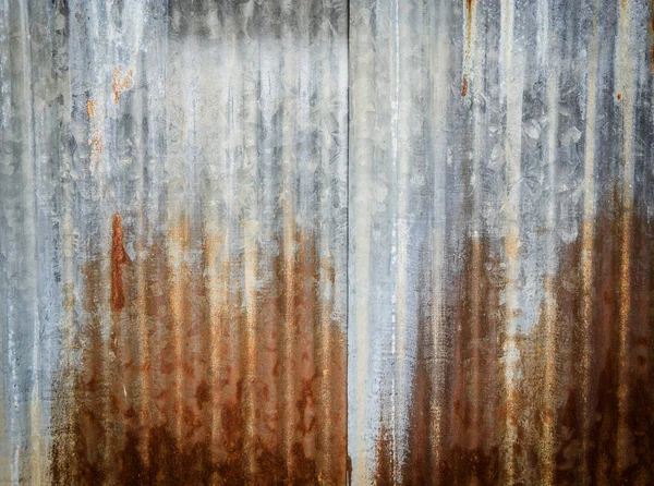 Rust Texture Zinc Wall Background — Stock Photo, Image