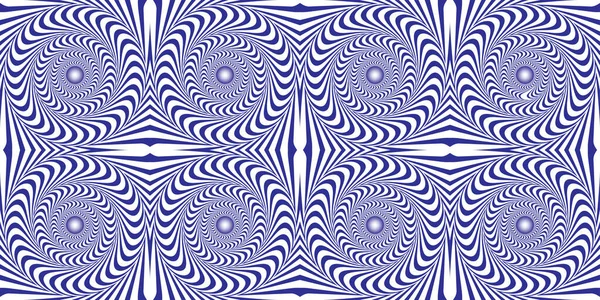 Draaiende Cirkels Optische Illusie Hypnotisch Van Rotatie Eeuwige Rotatie Illusie — Stockvector