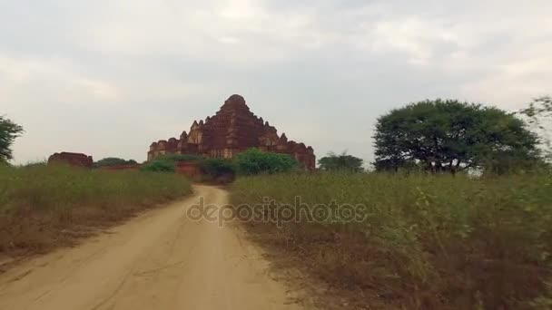 Tempio di Dhammayangyi a Bagan — Video Stock