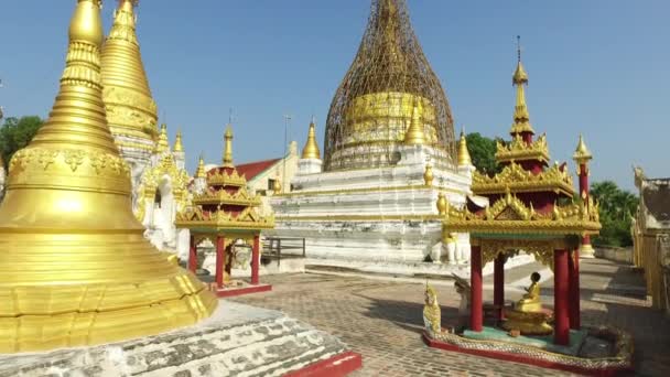 Inwa antik stad i Myanmar — Stockvideo