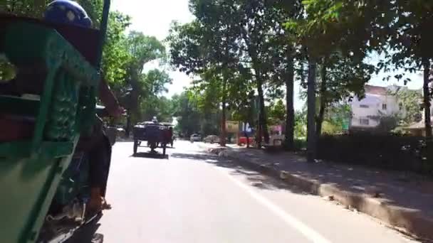 Estrada de Siem Reap no Camboja — Vídeo de Stock